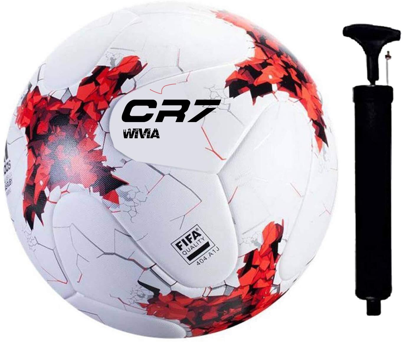 WIVIA BROZVOL World Cup Football for All Ages Suited for The Grass Fields | PU | Suitable for Grass |Practice Ball | Soccer Ball | for Men/Women | Football Size - 5