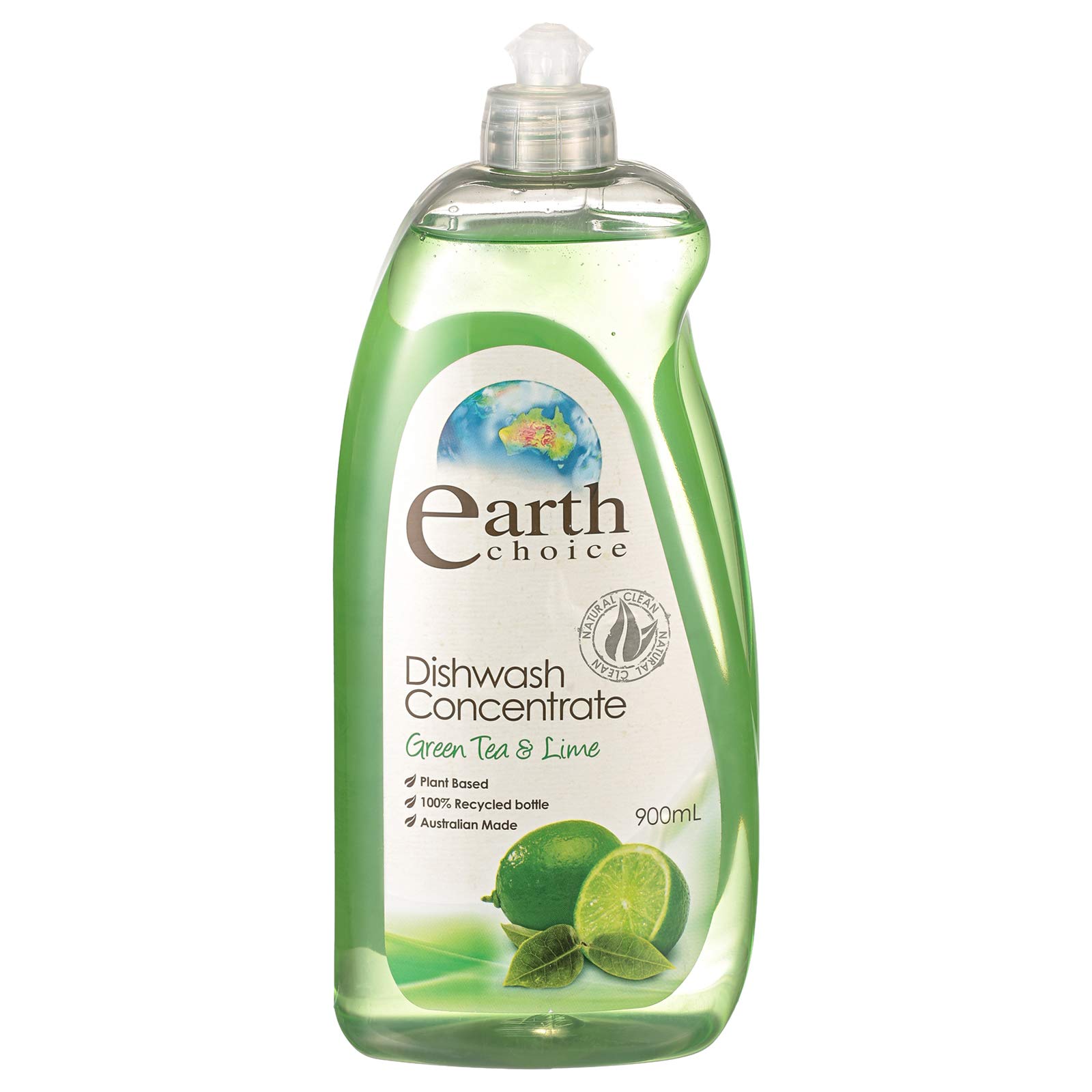 Earth Choice Green Tea & Lime Dish wash Concentrate, 900ml