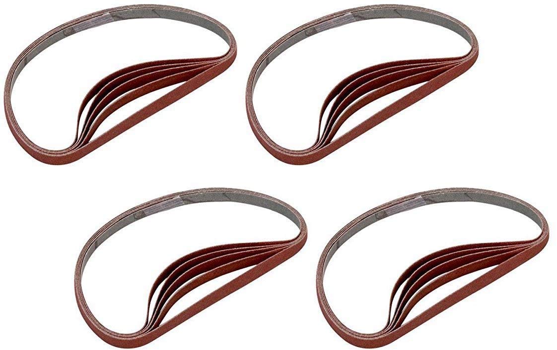 SANDING DETAILERReplacement Belts 20-pack, 5 each of 80,120,180,240 grit