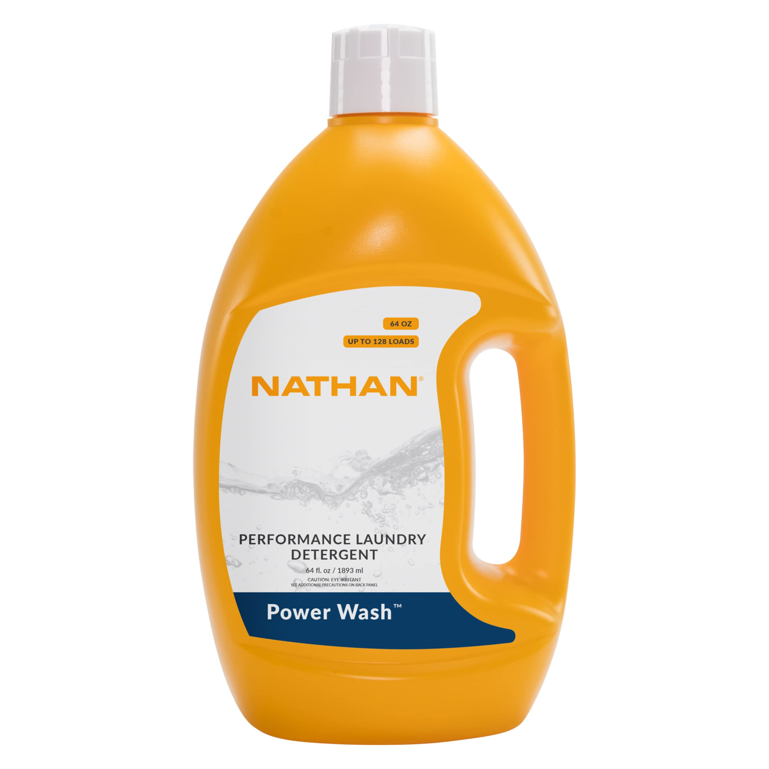 Nathan Power Wash Detergent, Natural Sport Detergent for Active Wear, Sports Equipment, Gets Rid of Odors and Stains