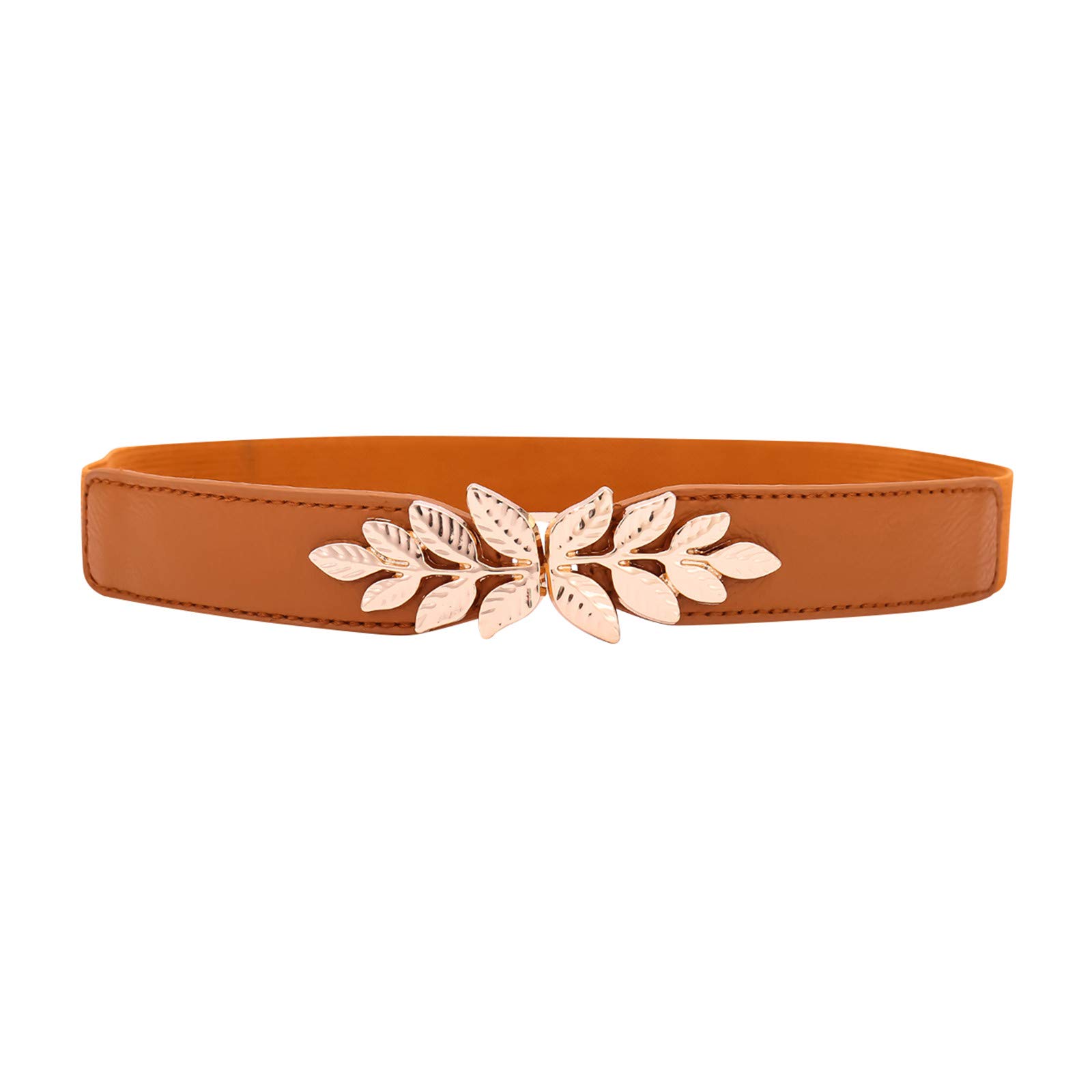 Beokeuioe Stylish belt with simple belt for dress belt women's style unique design women's belt elegant and fashionable women's metal decorative belt thin belt waist strap