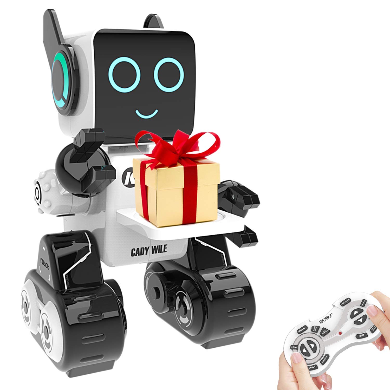 Robot Toy for Kids, Intelligent Interactive Remote Control Robot with Built-in Piggy Bank Educational Robotic Kit Walks Sings and Dance for Boys and Girls Birthday