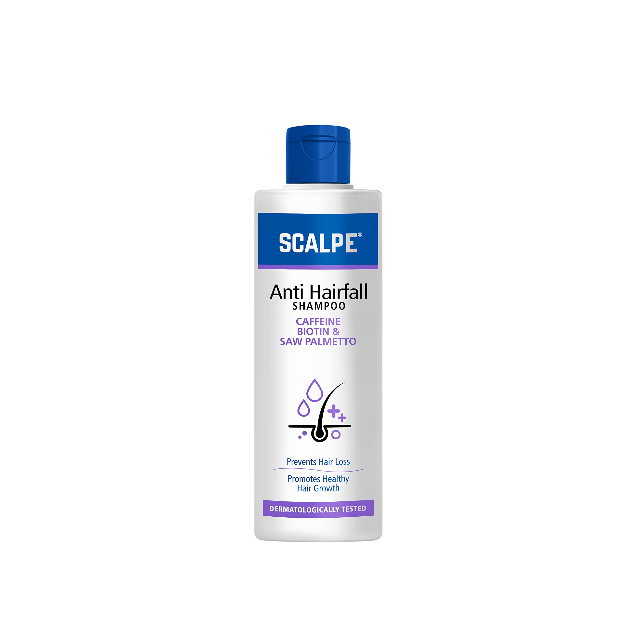 Scalpe Anti Hairfall Shampoo | Prevents hair fall and thinning |Promotes healthy hair | Paraben free shampoo | Best for men and women | 200 ml