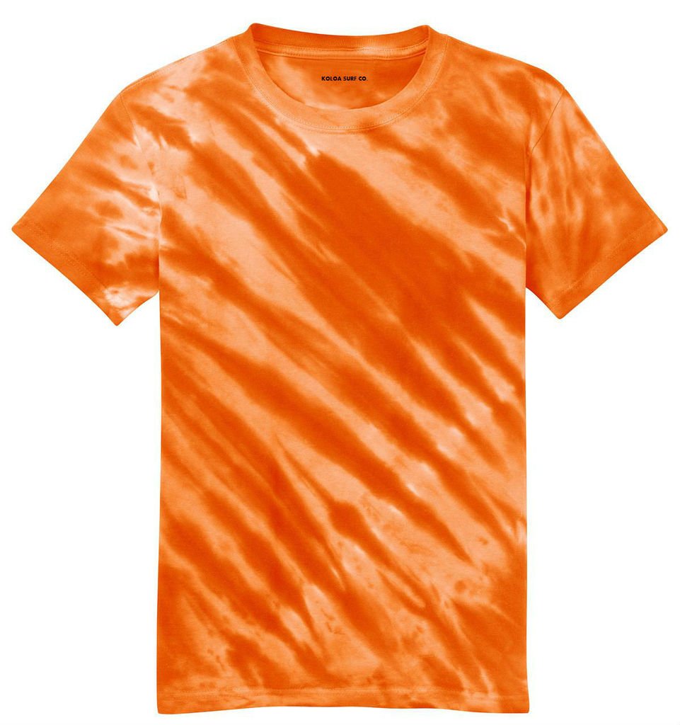 Joe's USA Koloa Tiger Stripe Tie-Dye T-Shirts in Adult Sizes: S-4XL