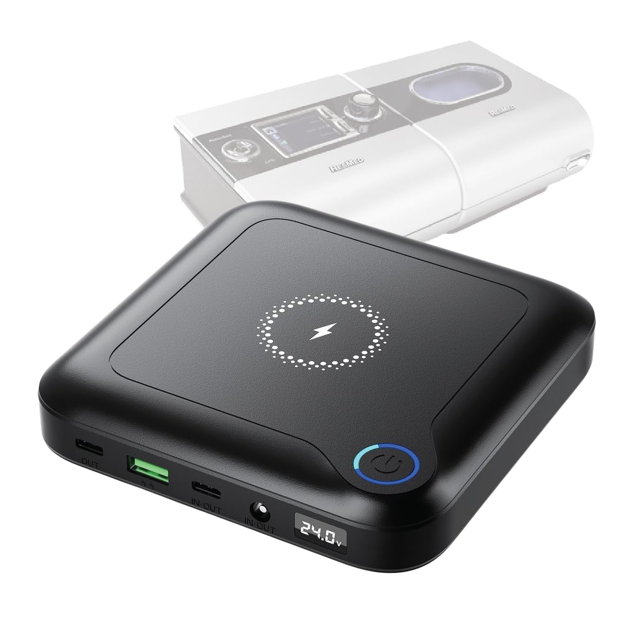 Ultra Portable Single Night Battery for use with Resmed S9 CPAP