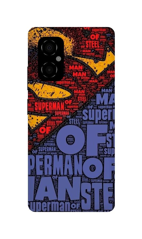 Arvi Enterprise Supman Printed Mobile Back Hard Case and Cover for Poco M4 5G