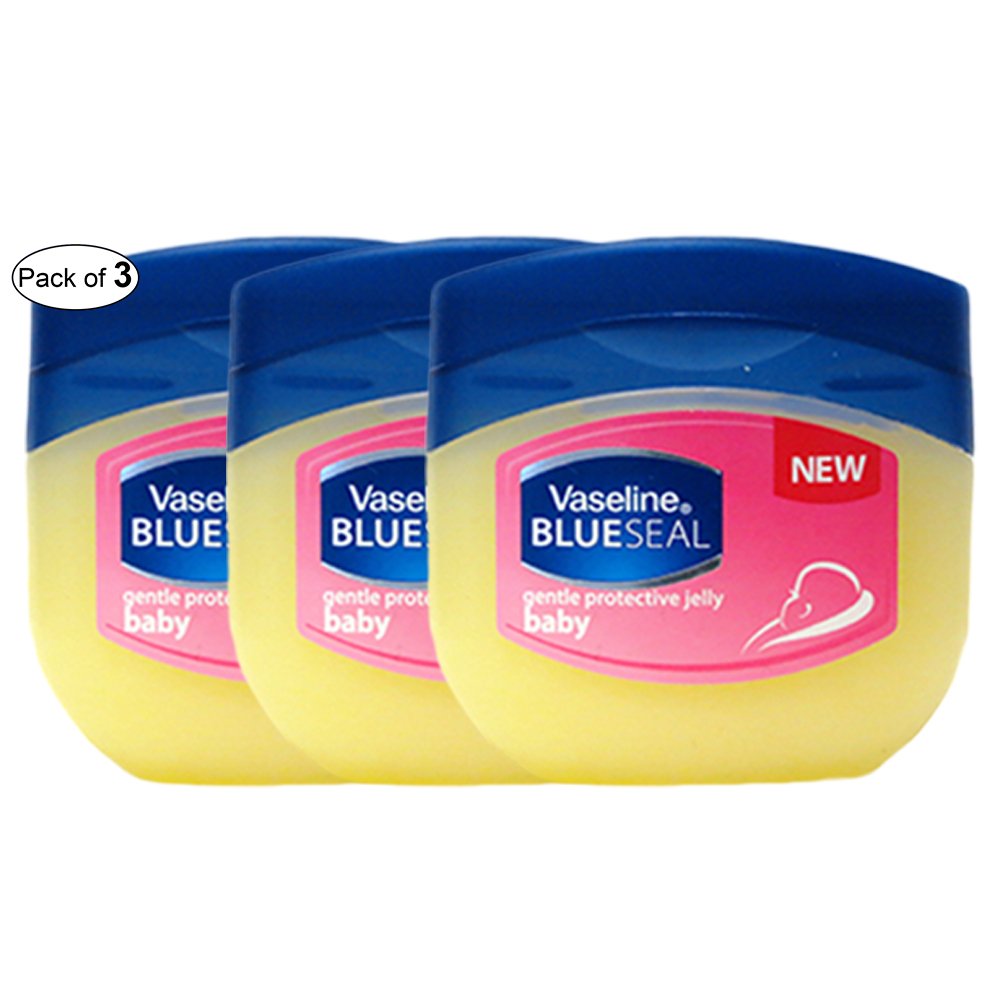 VaselineGentle Petroleum Jelly Blue Seal Baby (100ml) (Pack of 3)