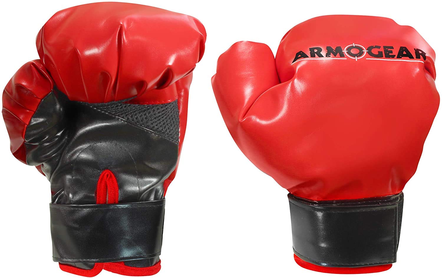 ArmoGearKids Boxing Gloves with Easy Closure | Fits Kids & Teens | Cushion Pillow Like Fill for Play Fighting & Boxing