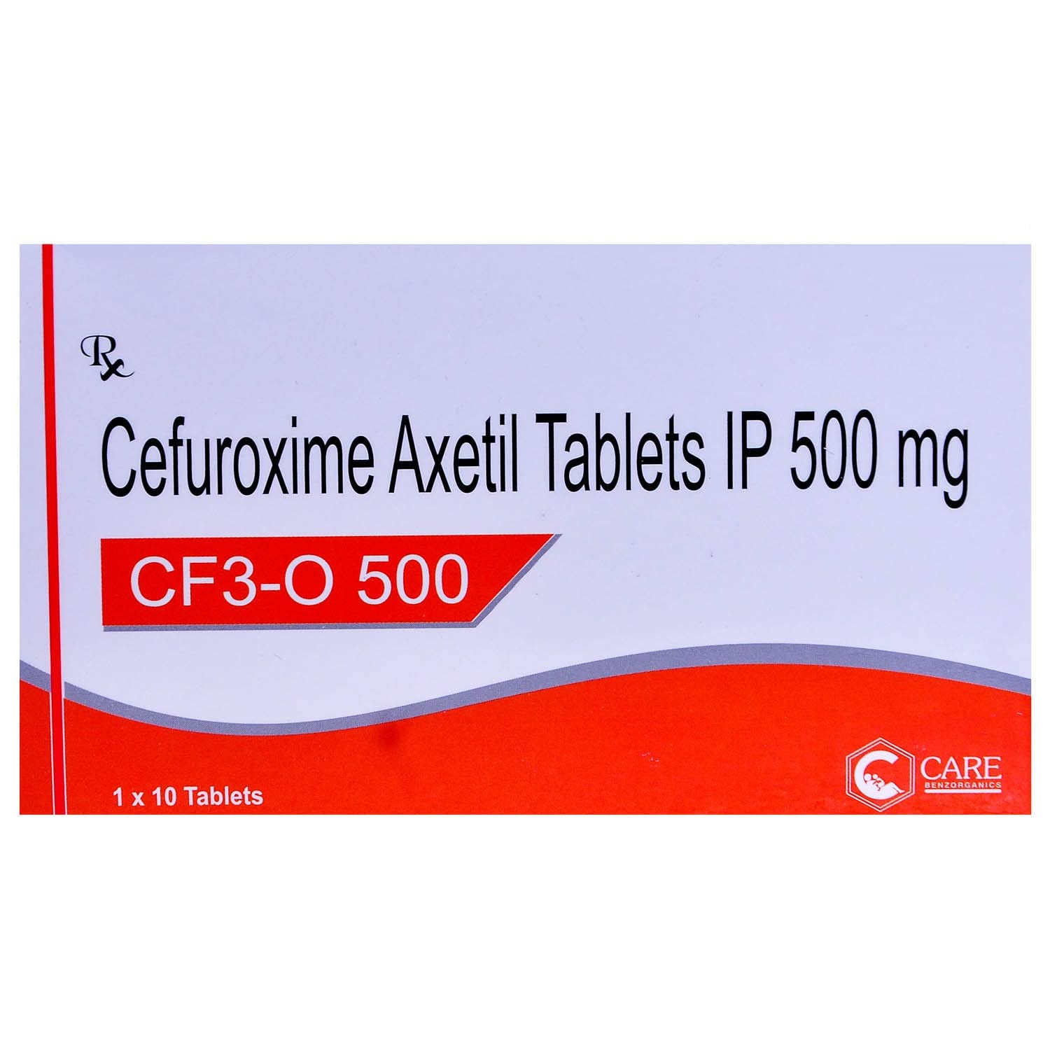 CF3-O 500 - Strip of 10 Tablets