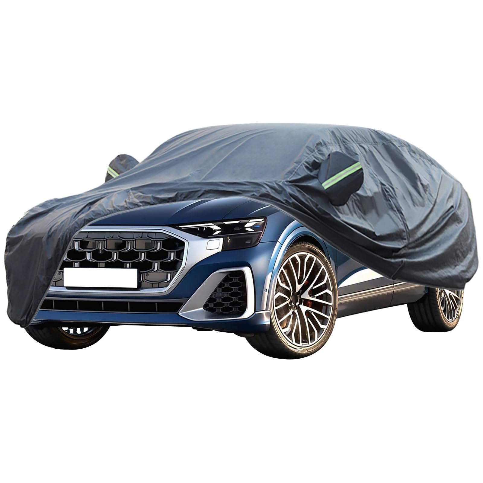 Car Cover, Car Cover Waterproof All Weather, For 2019-2024 Audi SQ8 Black Edition/Launch Edition/TDI V8/TFSI V8/Vorsprung Car Covers For Automobiles, Outdoor Full Cover, Dust Prevention, Ultraviolet-p