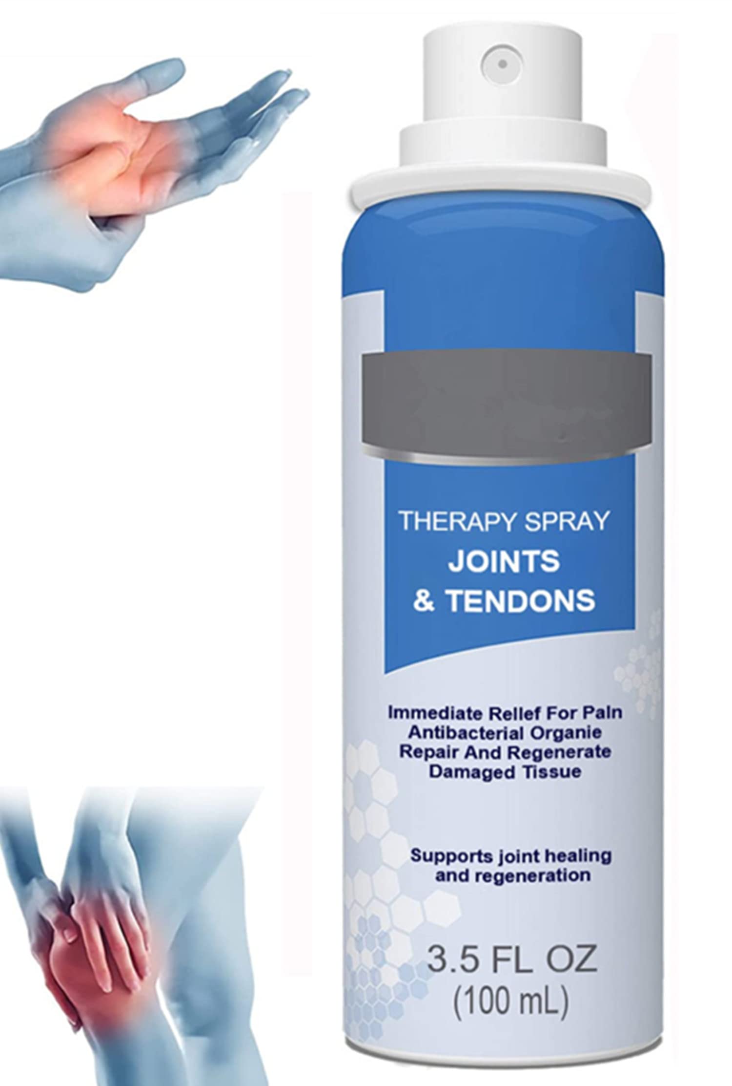 Restorative Joint & Tissue Joint Therapy Spray, Restorative Joint & Tissue Support Liquid, Joint & Bone Therapy Cream, Natural Joint & Bone Therapy Spray, Relief Pain for Back, Hands, Feet, Leg (1pcs)