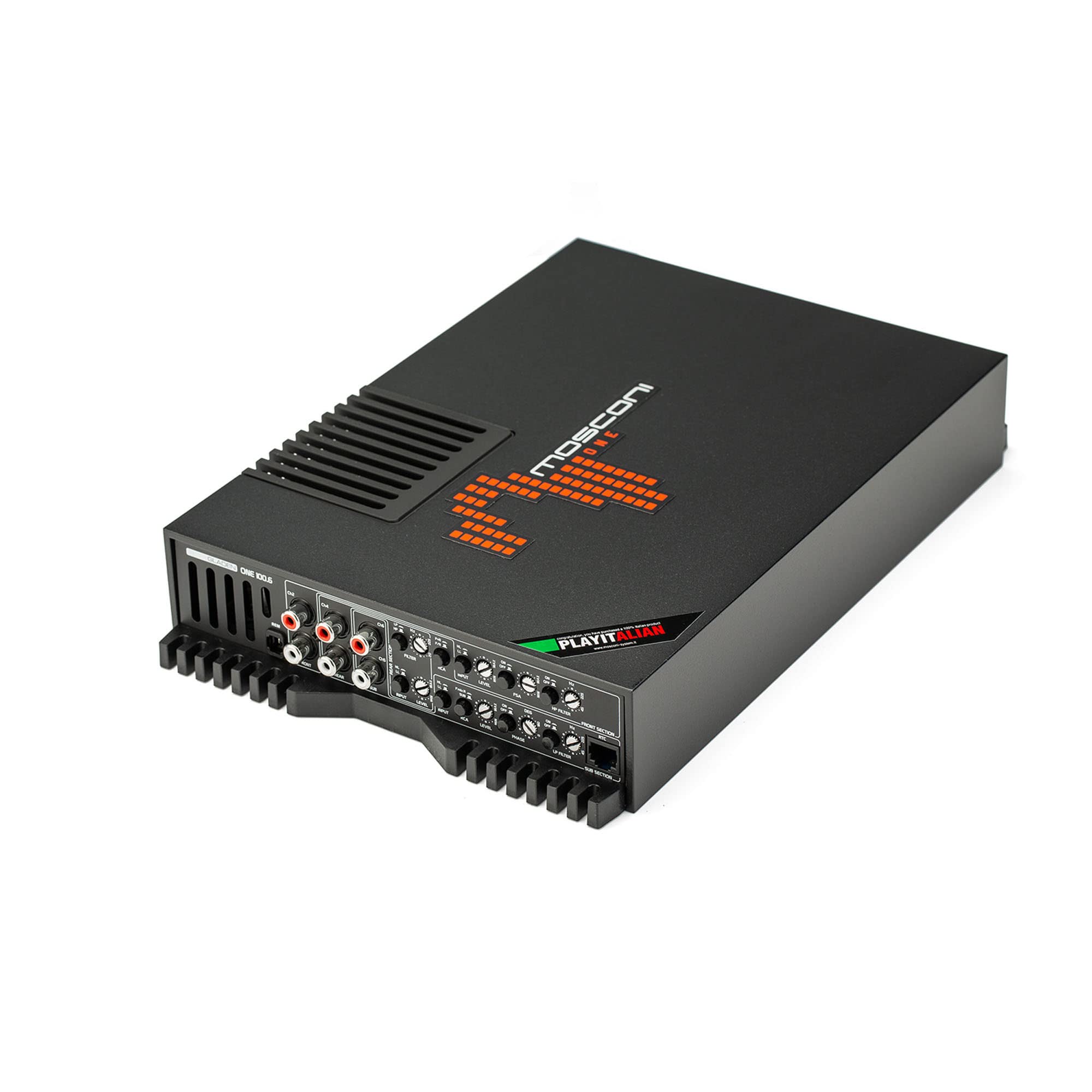 Mosconi Gladen ONE 100.6, 6 -Channel Class AB Amplifier; 6 X 100w