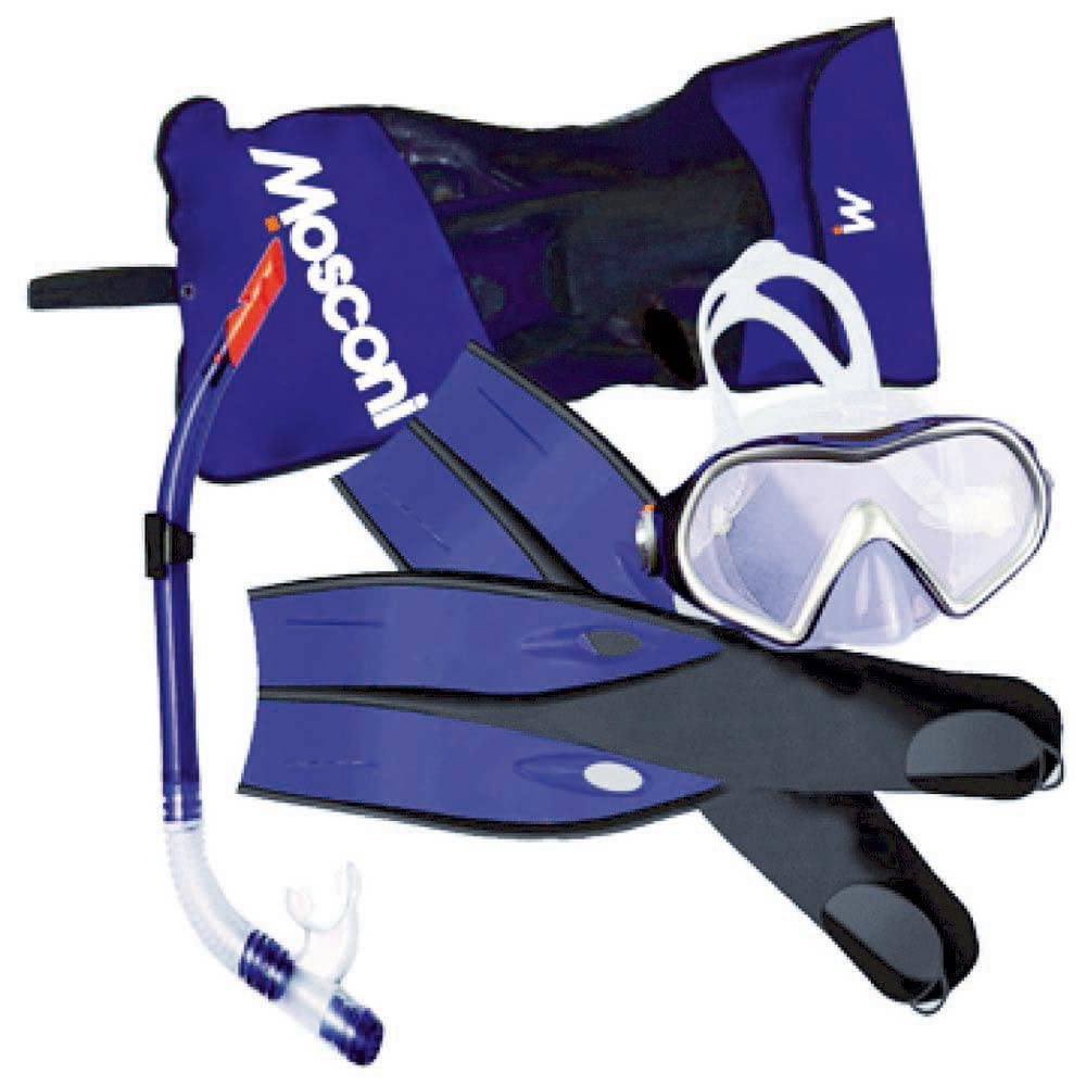 Mosconi Unisex Senior Bora Trio Snorkel Set, Medium