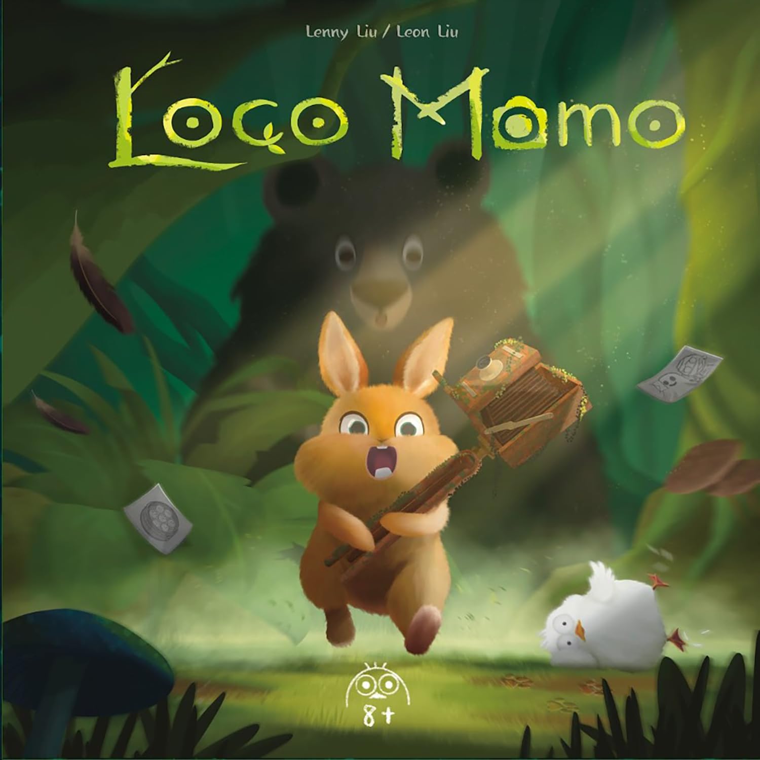 Wonderful World: Loco Momo - Family Card Game, Create Animal Images Through Drafting, Tile Placement & Set Collection, Ages 8+, 1-4 Players, 20 Min