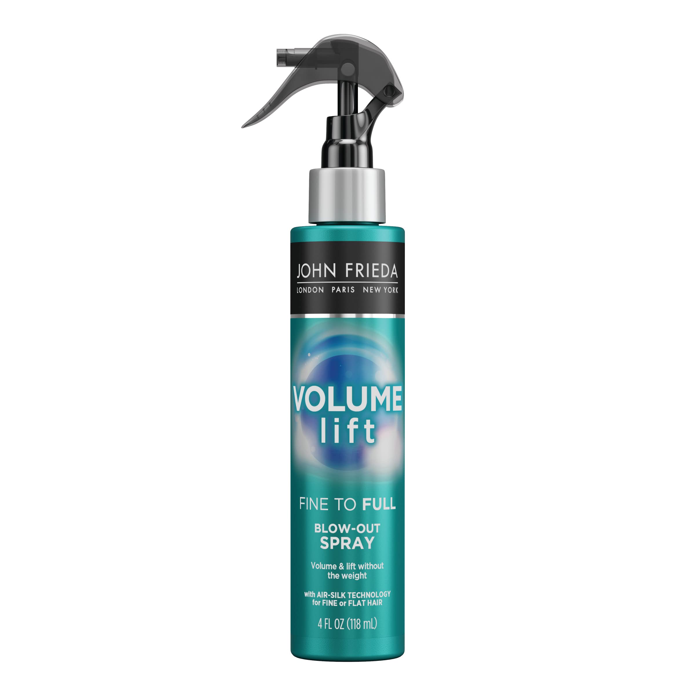 John Frieda Volume Lift Fine To Full Blowout Spray For Fine Hair, Packaging May Vary, Green, 4 Fl Oz, 4 Fl Oz (Pack Of 1)