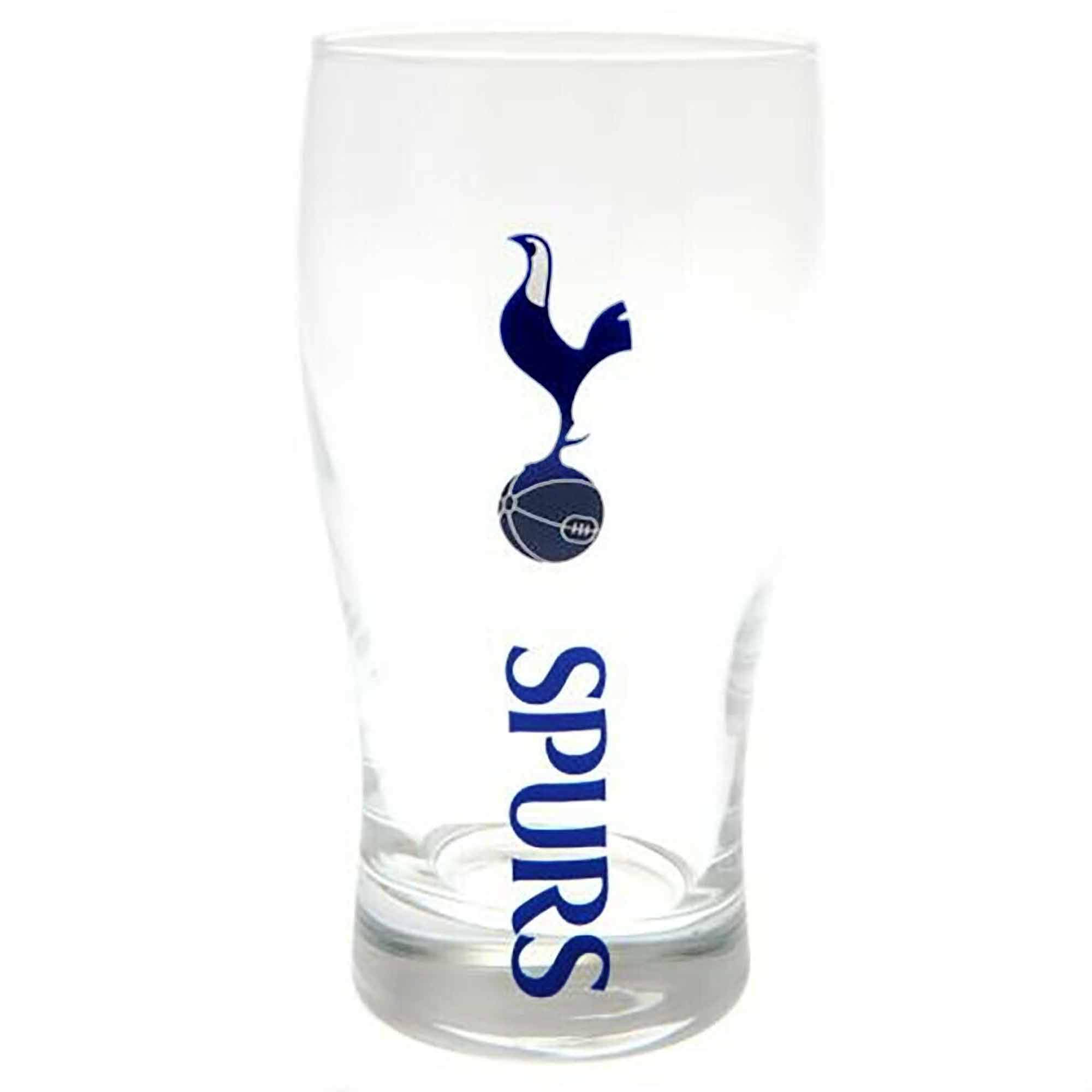 THFC Official Tottenham Football Crest Pint Glass With Club Crest