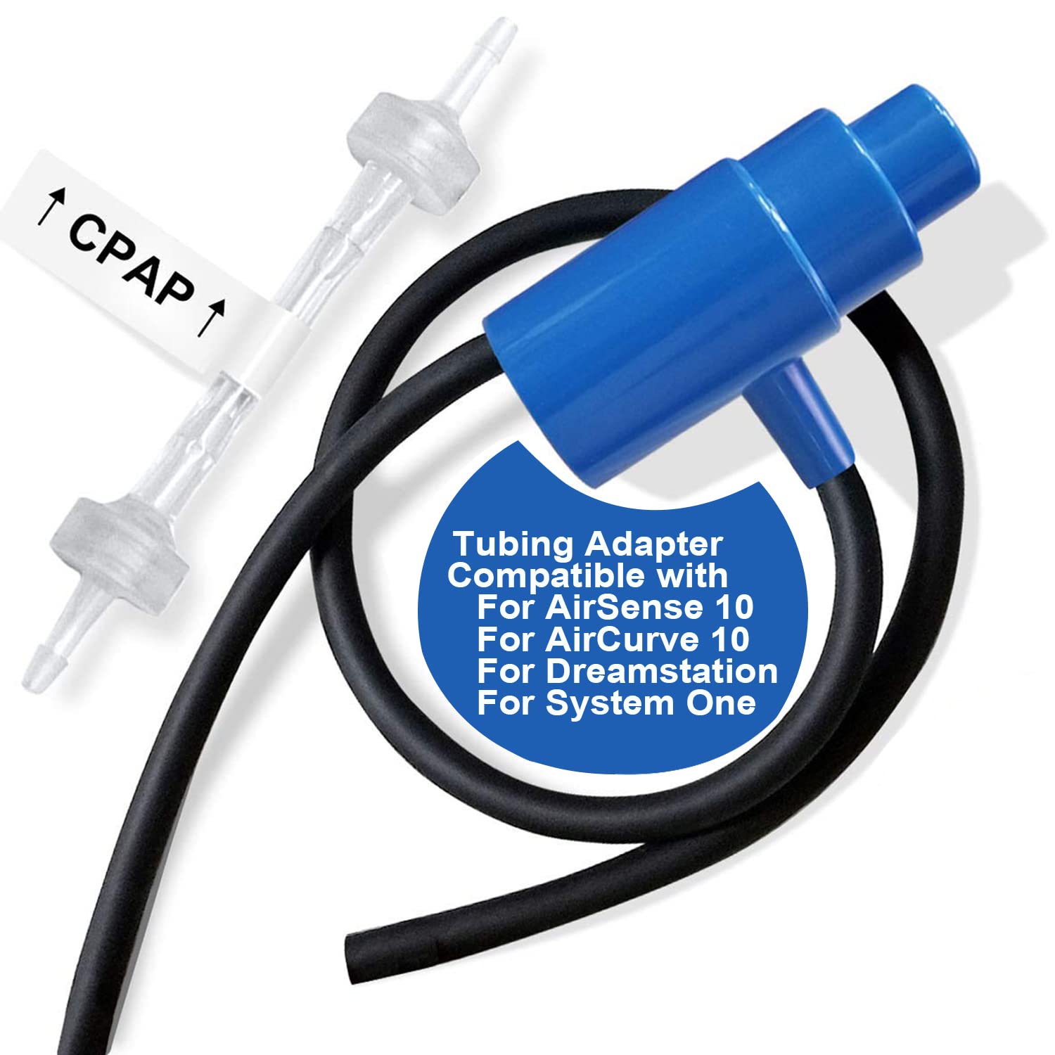 Medihealer Sanitizer Adapter-Tubing Adapter for S9/S10 Series,for AirSense 10 & AirCurve 10 Series,for Dreamstation & System One Series Machines,Compatible with SC1200 Cleaner & Cartridge Filter Kit