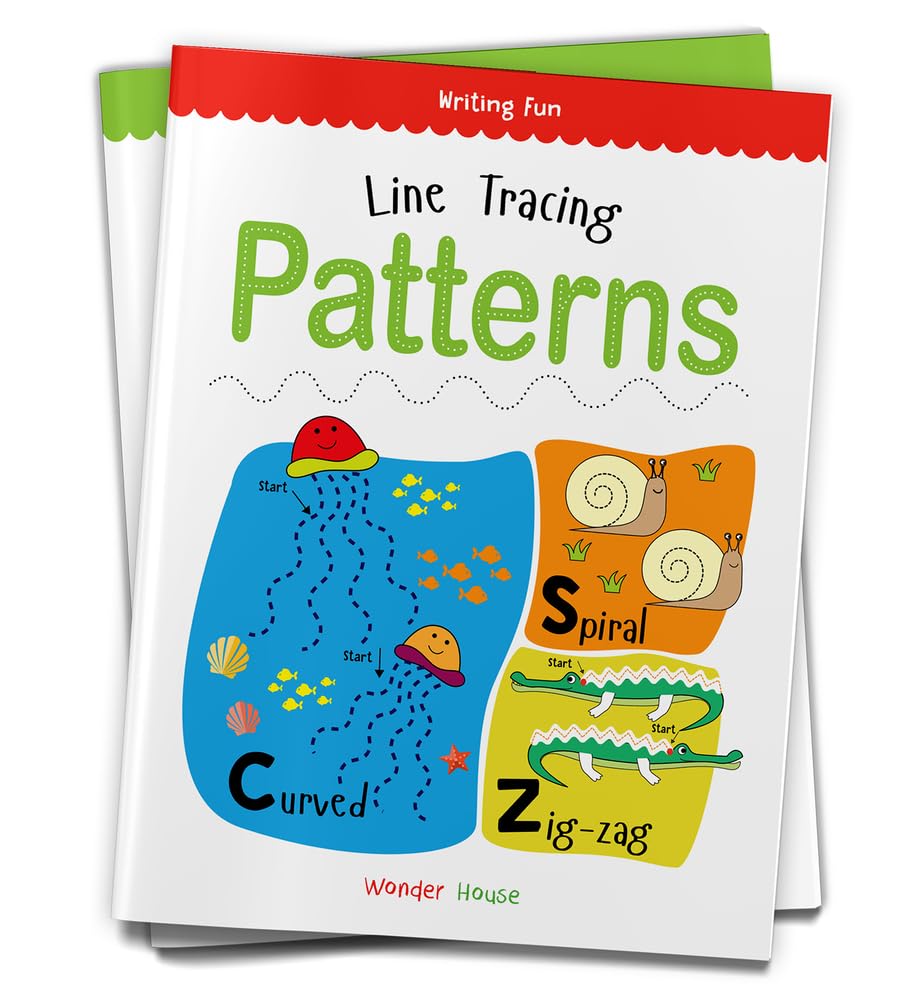 Line Tracing Patterns: Practice Drawing And Tracing Lines And Patterns