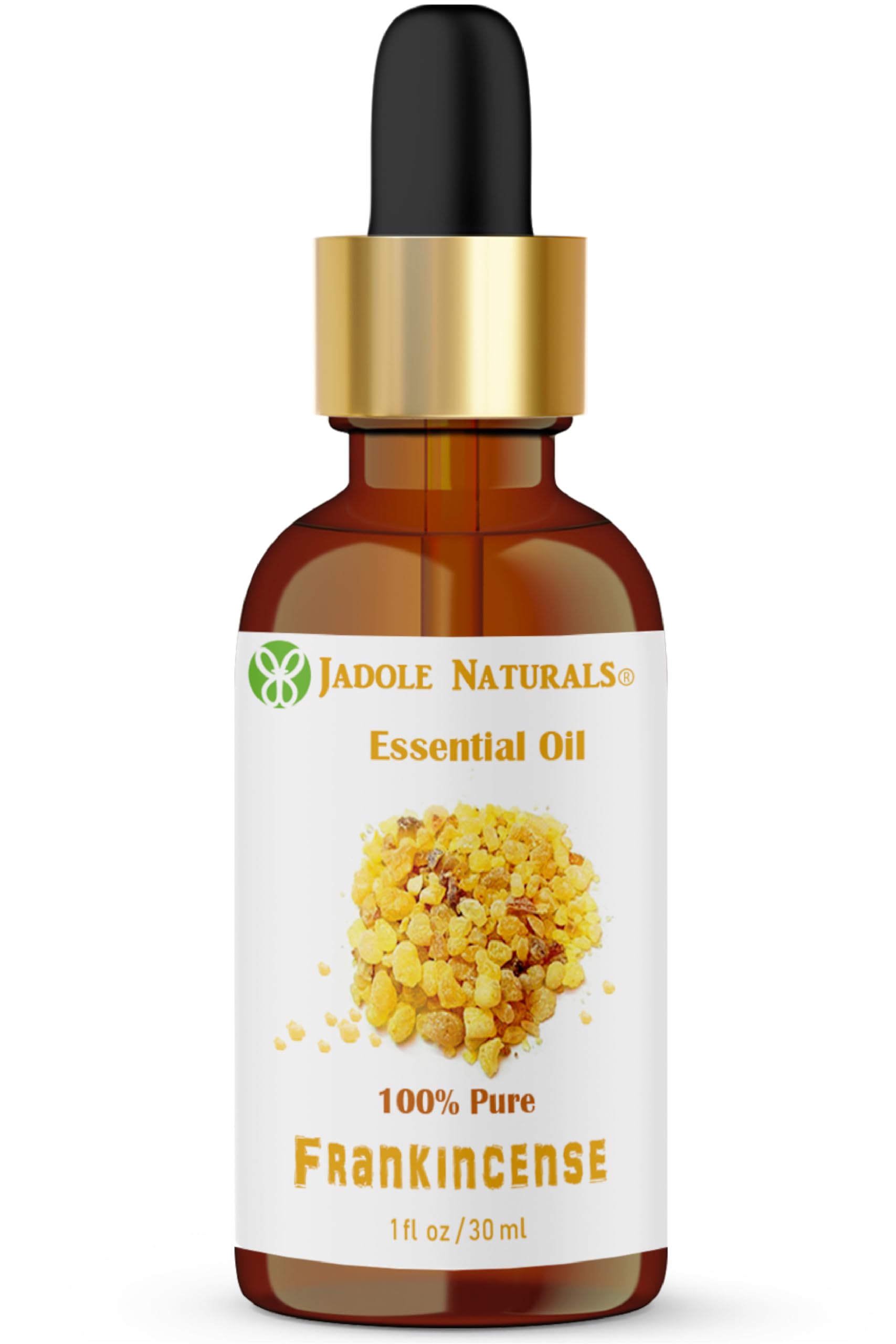 Jadole NaturalsFrankincense Essential Oil - 30ml | Ideal For Aromatherapy, Sleep, Massage, Self-Care, Moisturize Skin, Diffuser, Skincare, Enhance Mood, Body Balm, Antiaging | 100% Pure