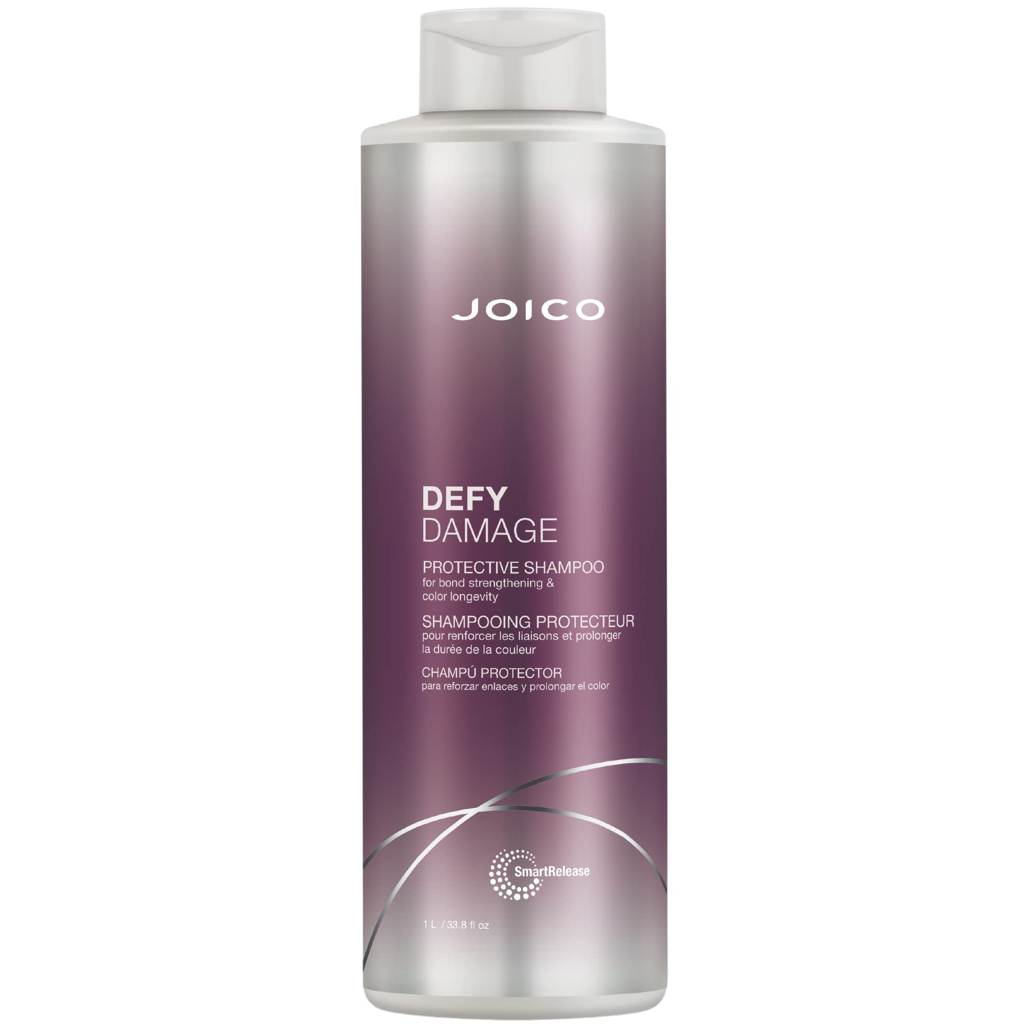 JoicoDefy Damage Protective Shampoo | For Color-Treated Hair | Strengthen Bonds & Preserve Hair Color | With Moringa Seed Oil & Arginine