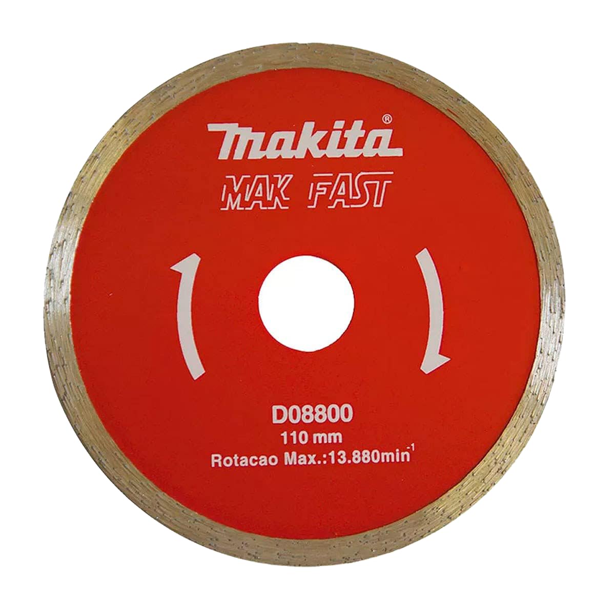 Makita D-05212 Acc Diamond Wheel Continuous Rim Type, 110 Mm Size