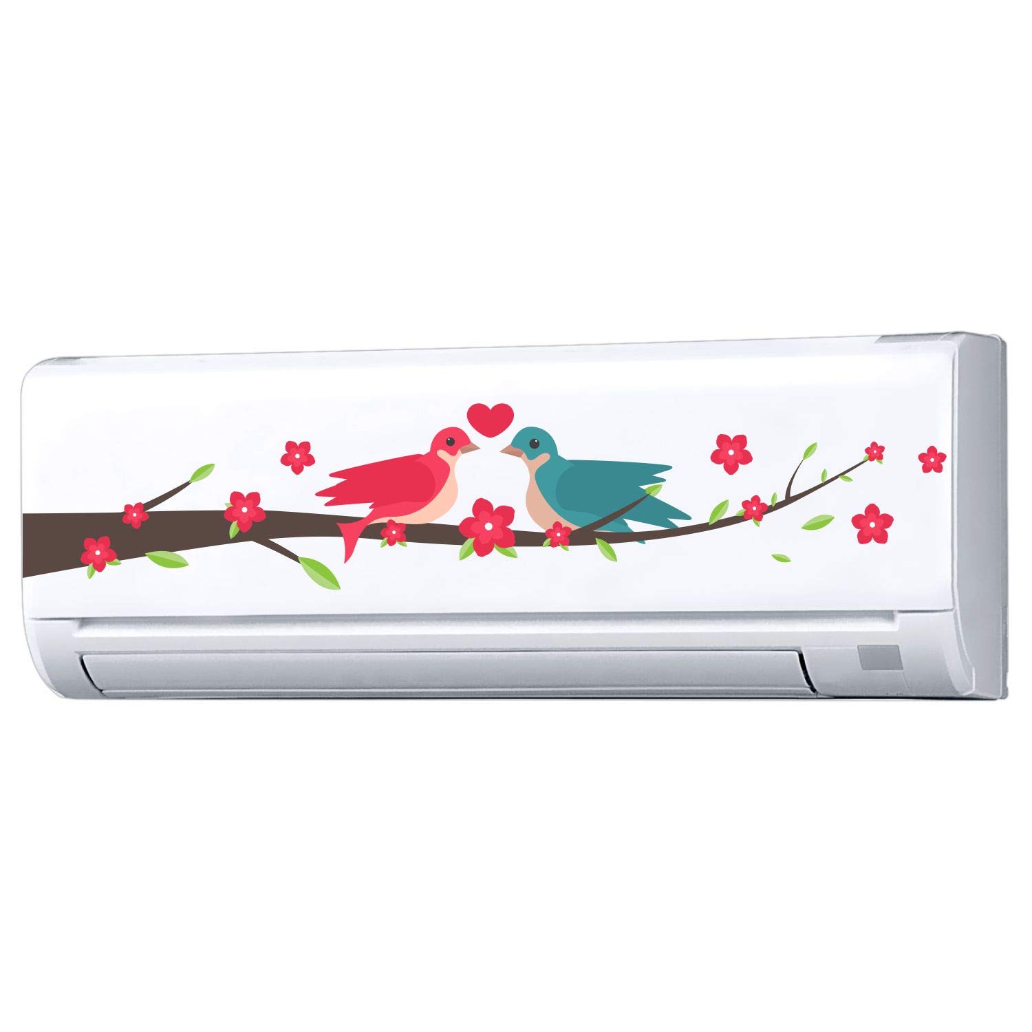 Decopix Split AC Vinyl Wall Stickers (Standard Size, Fit for All Models, Sizes, Brands, Multicolor) - SM6087, Pack of 1