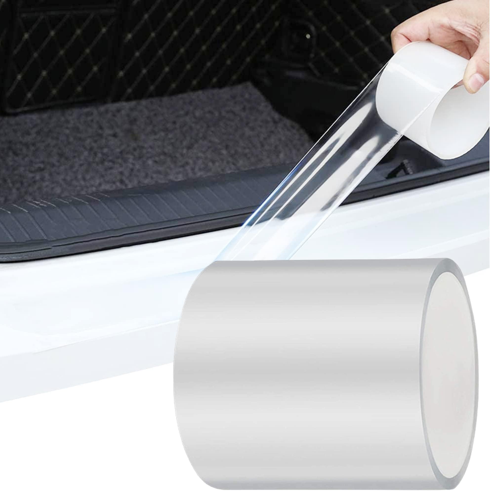 LitenyxCar Anti Scratch Door Edge Guard Protector Strip Transparent Tape Self Adhesive Anti Collision Seal for Vehicles Protection Film (5 cm * 5 Meter)