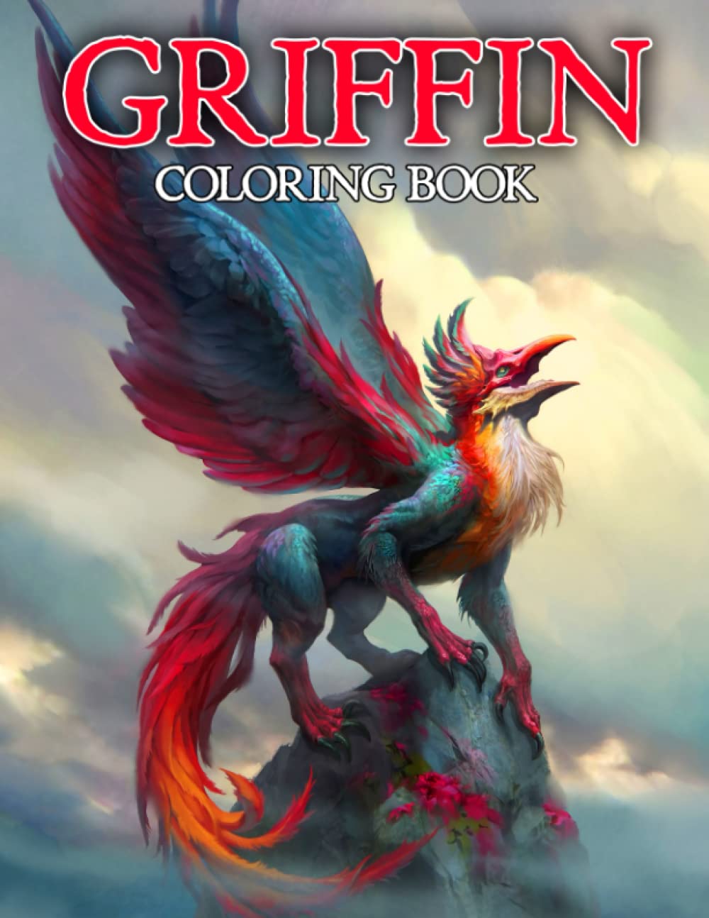 Griffin Coloring Book: A Mythical Creature Colouring Book | Drawing 30 Pages for Kids, Childs to Have Fun Gifts in Any Occasion