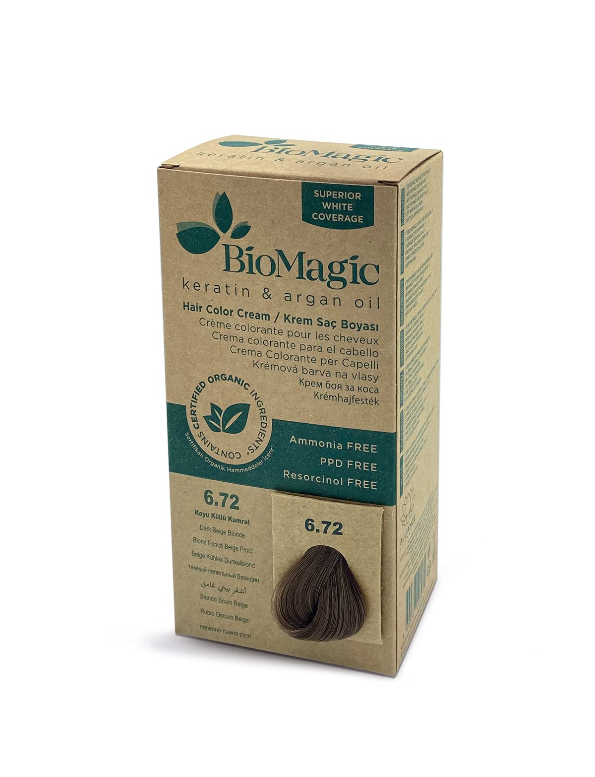 BiomagicPermanent Hair Dye - Dark Beige Blonde