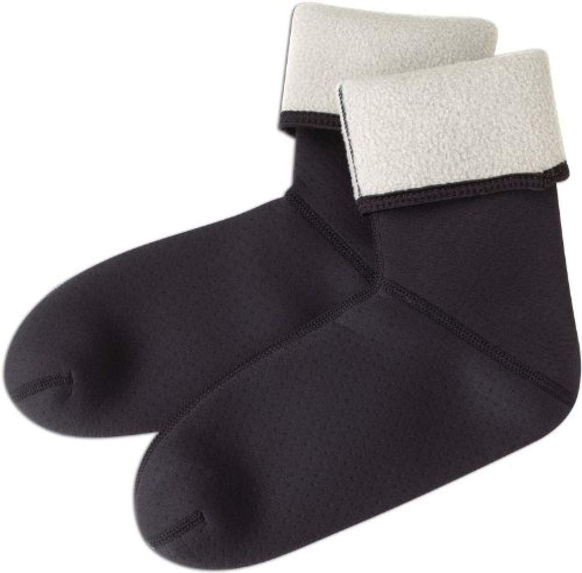 Caddis Black Fleece Lined Neoprene Socks