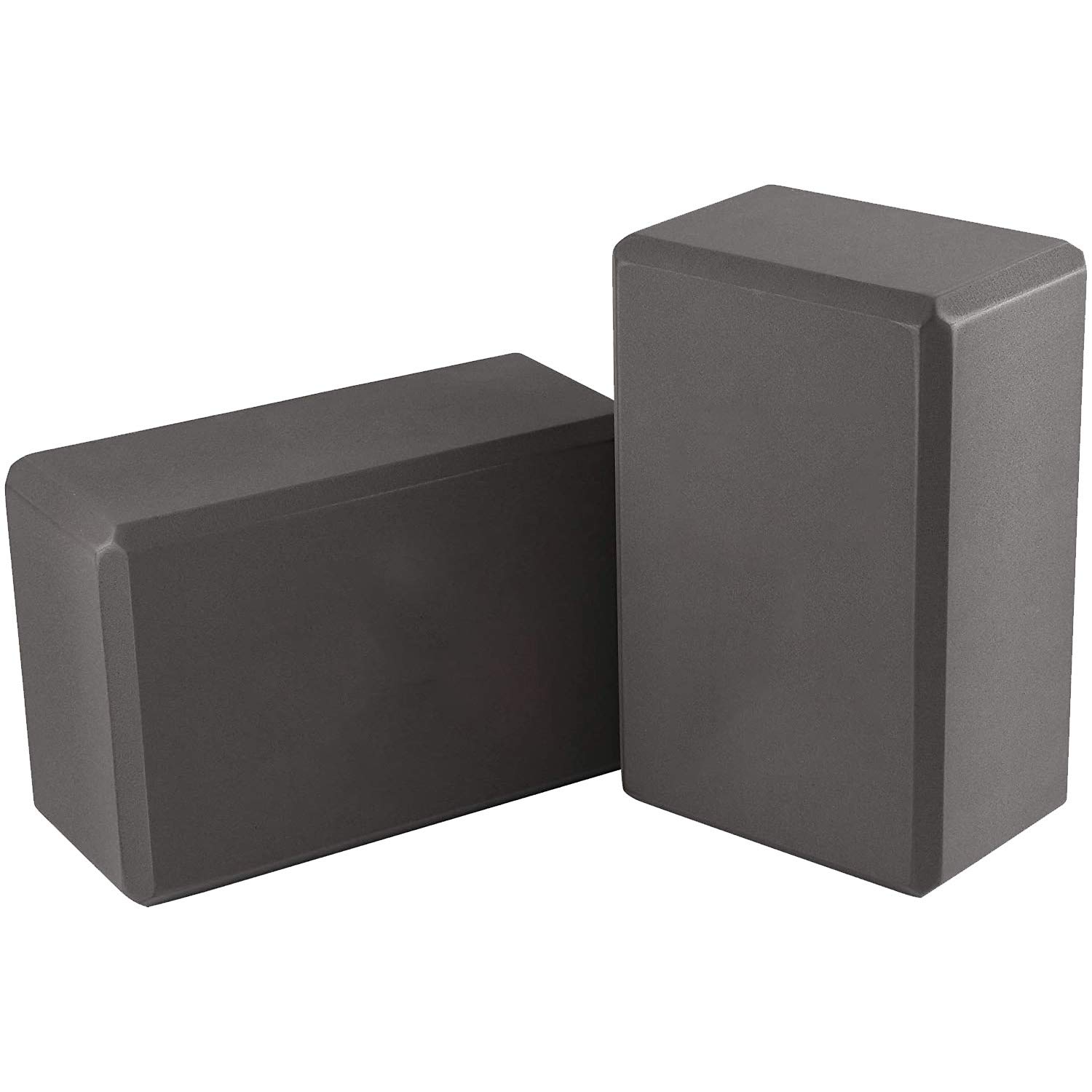 Essential Yoga Blocks, High Density EVA Foam Supportive, Soft Non-Slip Surface for Yoga, Pilates, Meditation, Block to Support and Improve Poses and Flexibility