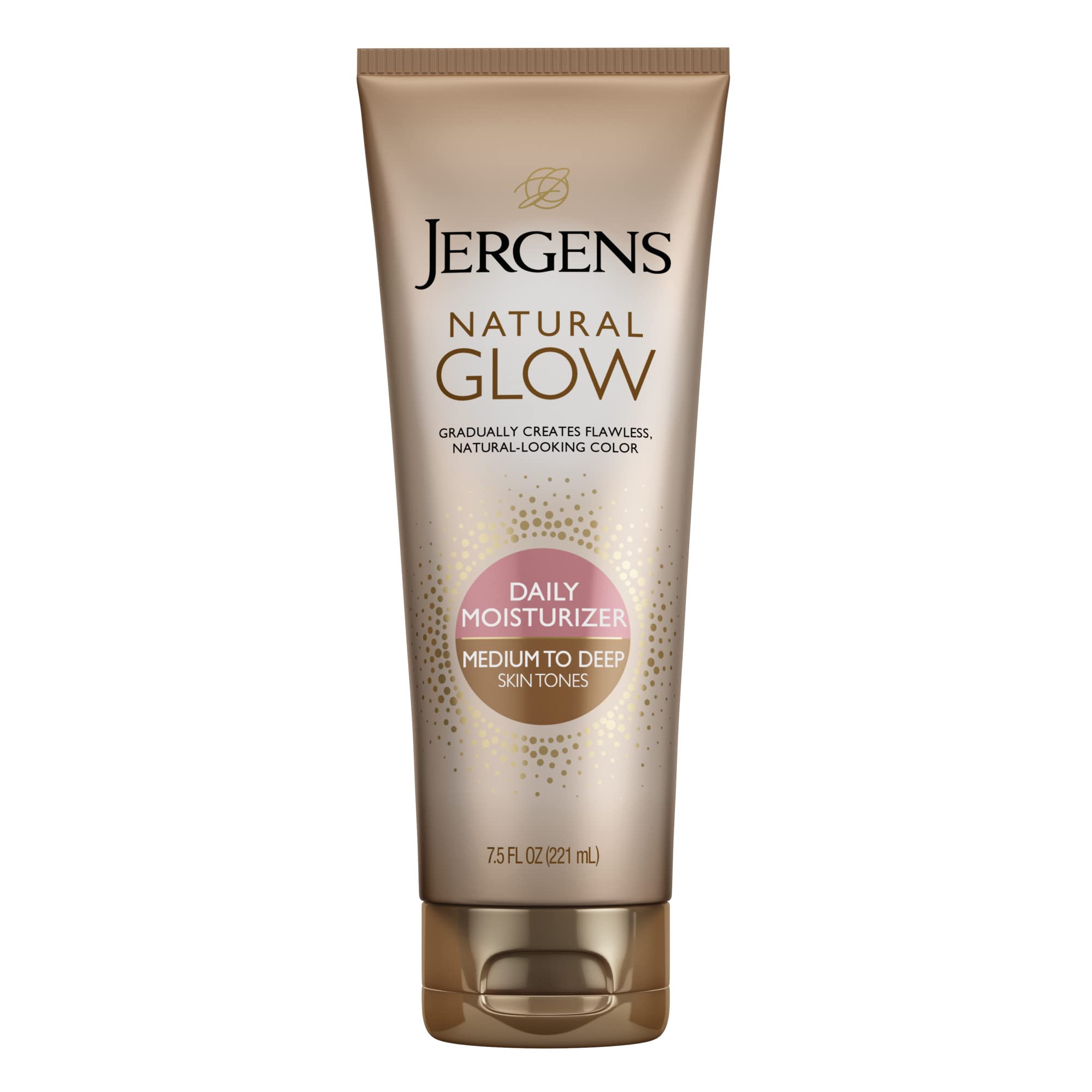 Jergens Natural Glow Revitalizing Daily Moisturizer Fair to Medium Skin Tone 7.5 fl oz (221 ml)