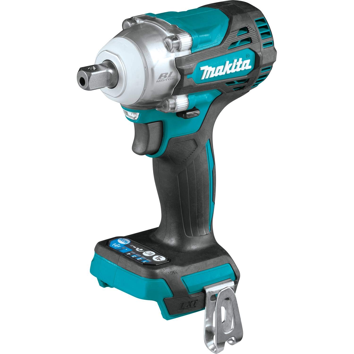 MakitaXWT15Z 18V LXT® Lithium-Ion Brushless Cordless 4-Speed 1/2" Sq. Drive Impact Wrench w/Detent Anvil, Tool Only