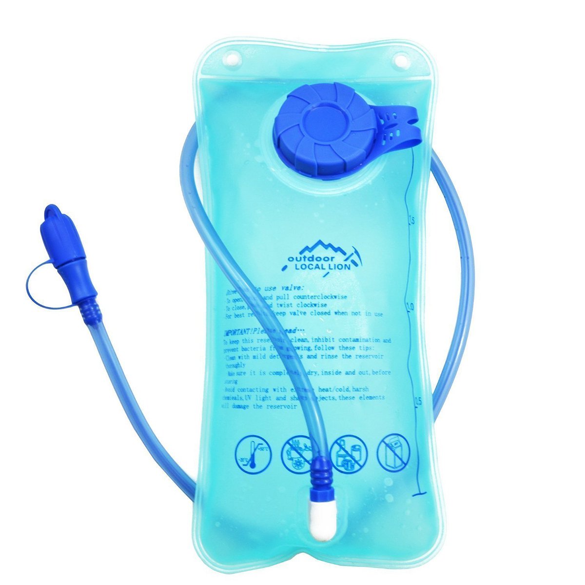 Sywwlov 1L/1.5L/2L Hydration Bladder Insulated Water Reservoir Bag BPA Free for Hiking Biking Climbing Hunting Running