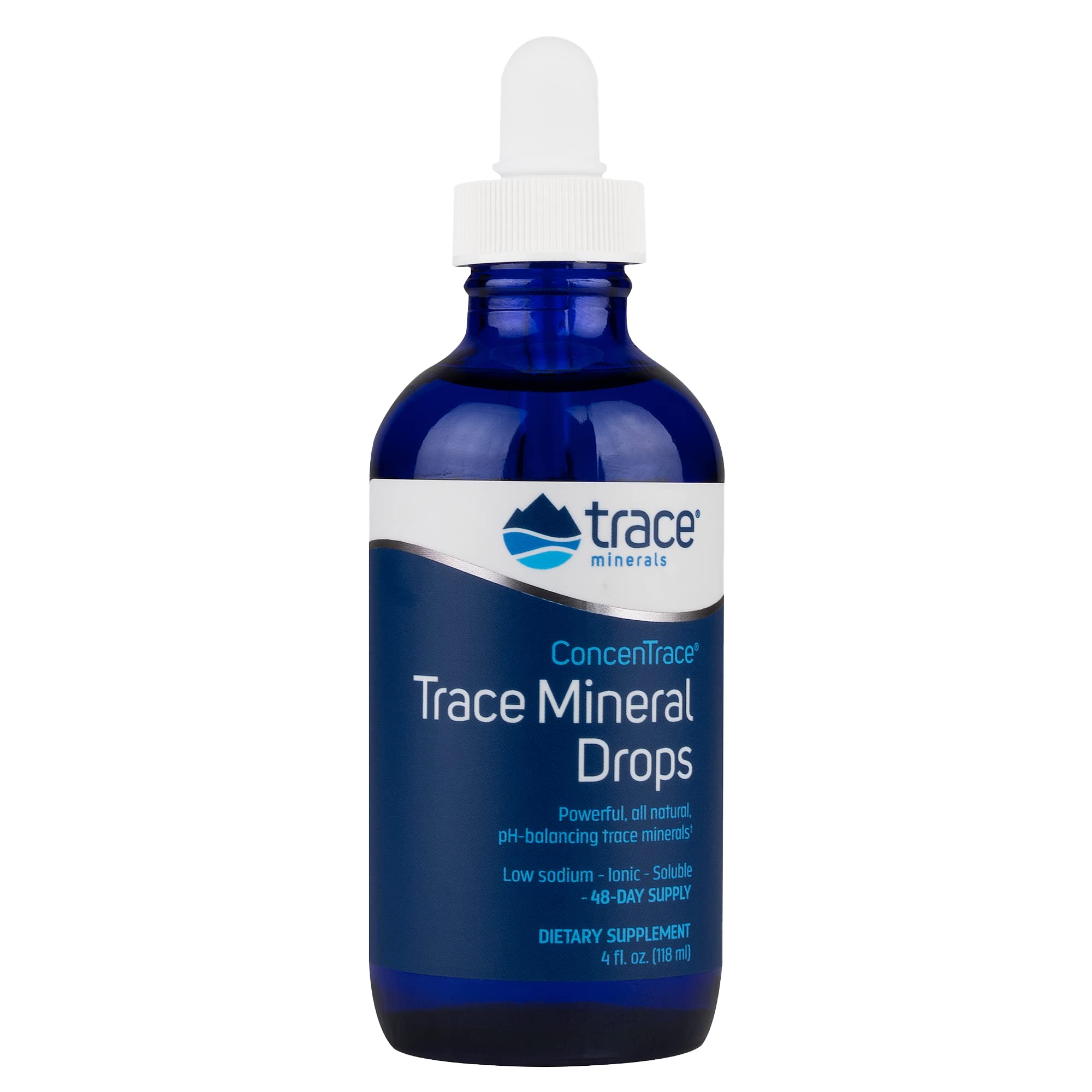 Trace Minerals Research 118 ml Liquimins ConcenTrace Trace Mineral Drops in Glass Bottle 118 ml (Pack of 1) Unflavored