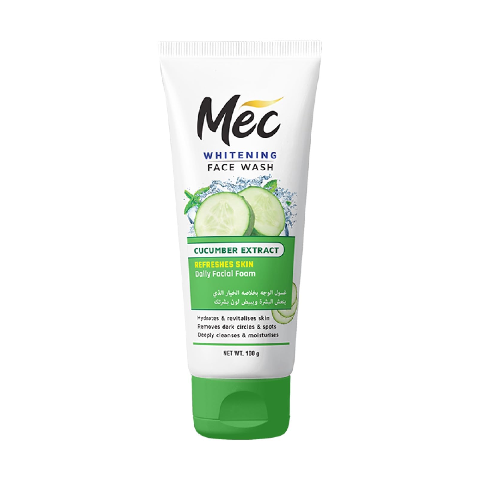 MECWhitening Cucumber Extract Face Wash 100gm