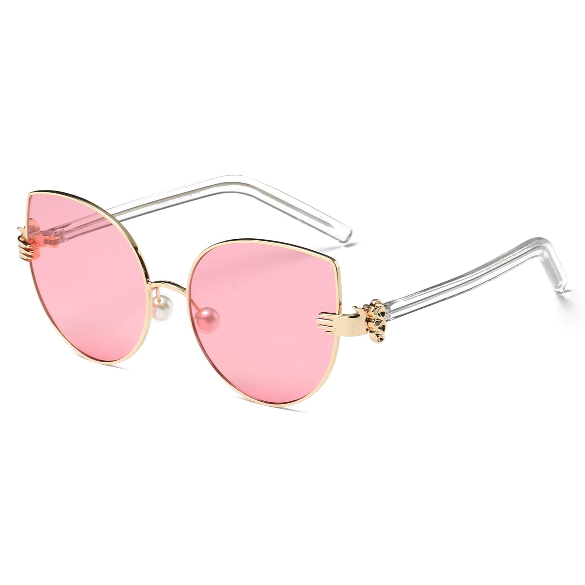 Women Fashion Round Cat Eye Sunglasses