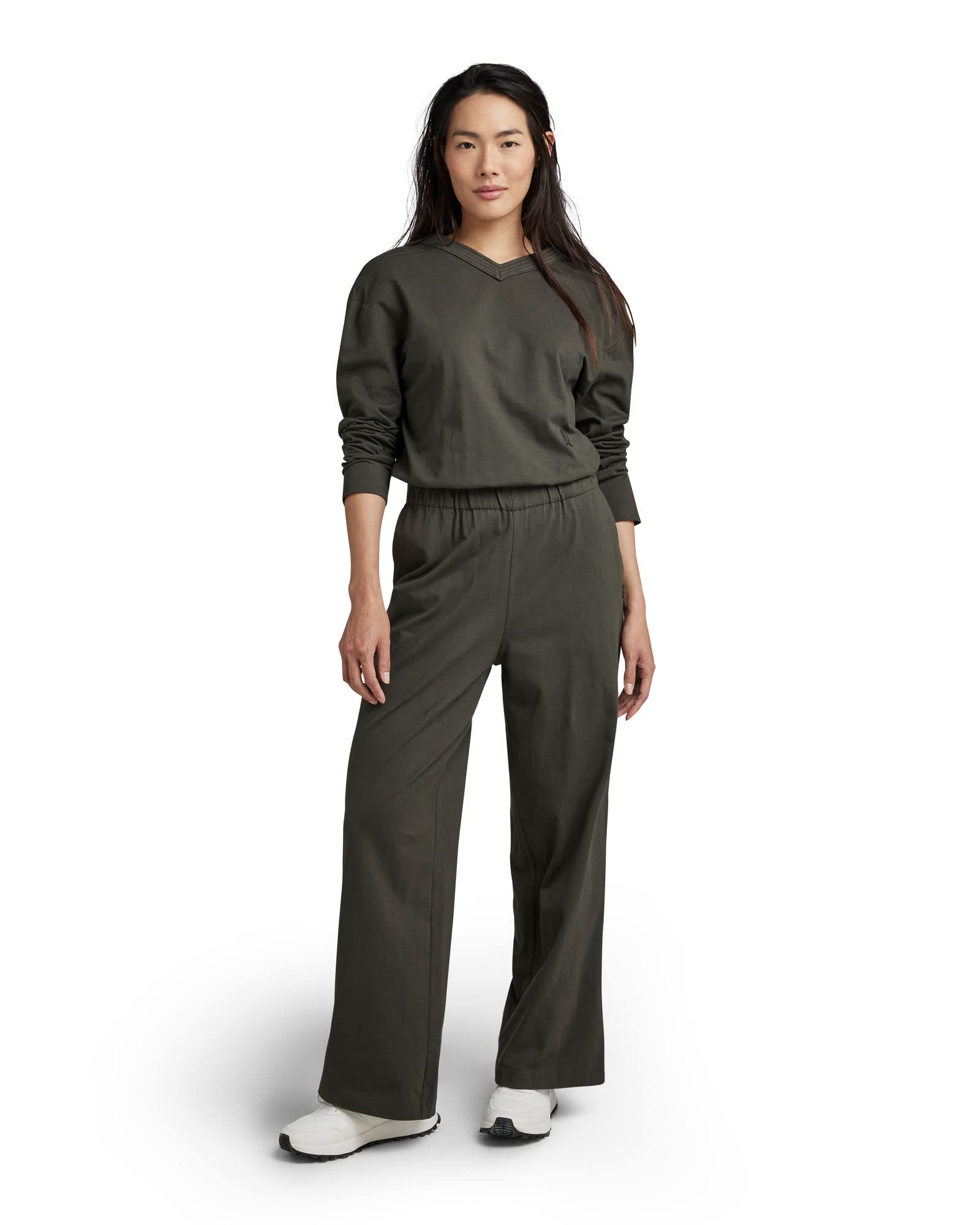 G-Star Raw Women's Wide Leg Jumpsuit Ls Jumpsuit