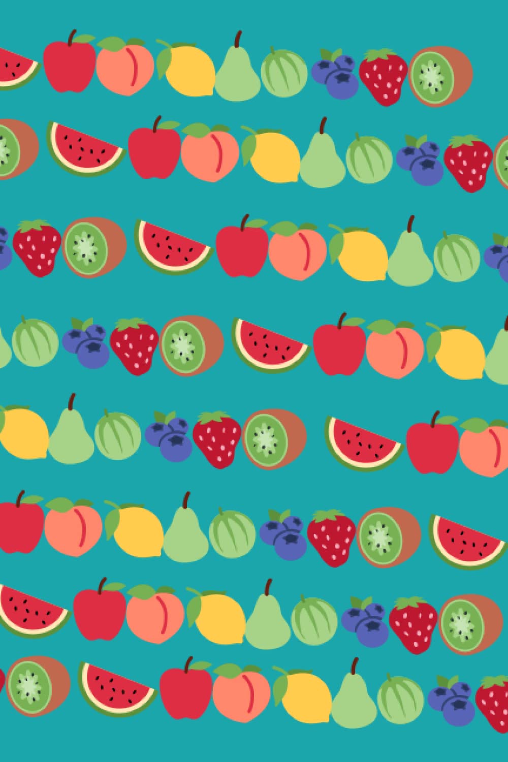 Cutie Fruity Fruit Salad Notebook: Cutie Fruity Series Fruit Salad