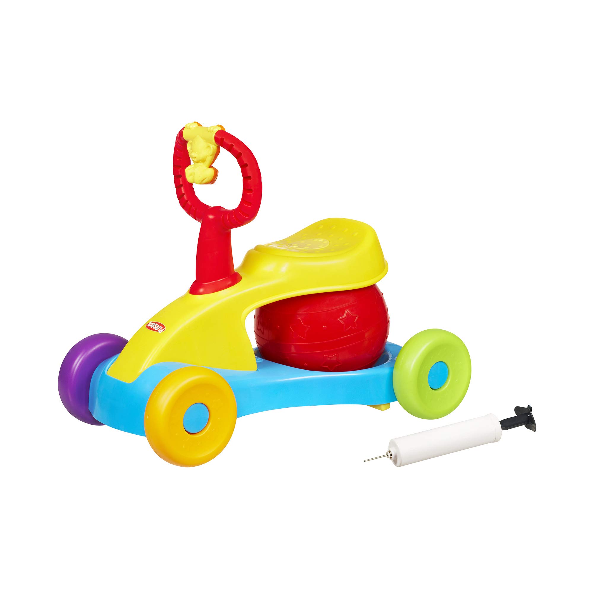 Playskool Bounce and Ride Active Toy Ride-On for Toddlers 12 Months and Up with Stationary Mode, Music, and Sounds (Amazon Exclusive)