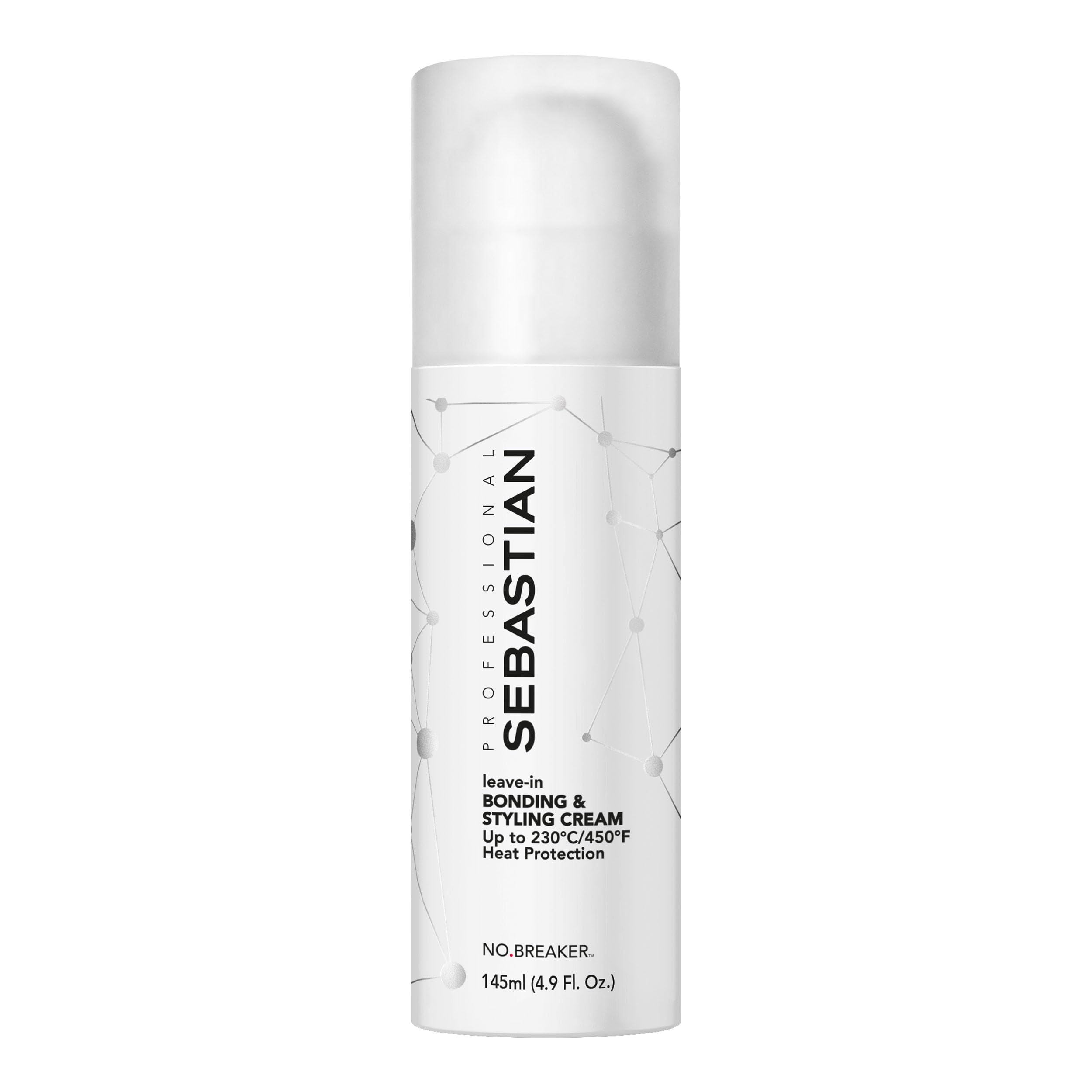 SebastianProfessional No.Breaker Bonding & Styling Leave-in Cream | Intense Conditioning Cream with Heat Protection, 72 HR Frizz-Free, Flexible Hold, 4.9 oz