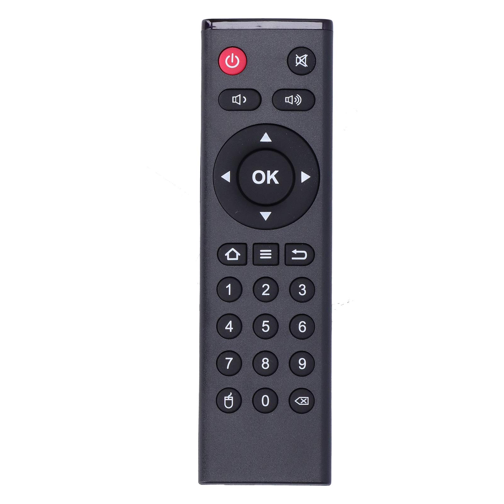 TX6 Replacement Remote Control for Android TV Box for Tan-ix TX3 Max TX5 Max, Black Color Portable Remote Control for Television Box for Allw-inner H6