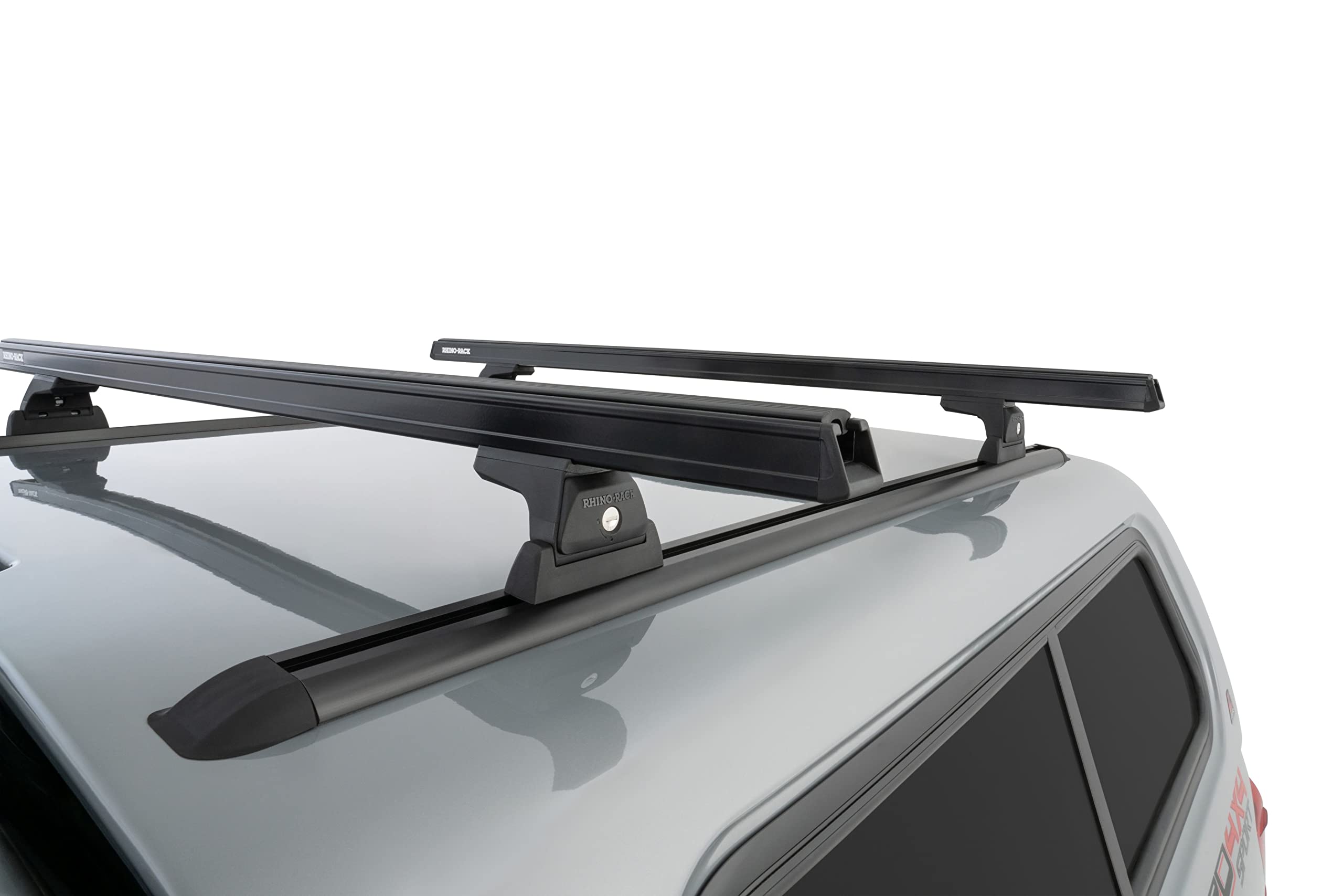 Rhino Rack Cap/Topper/Canopy Complete Roof Rack Kit with Quick Release Legs, Bars, Some Kits Included 65" Tracks