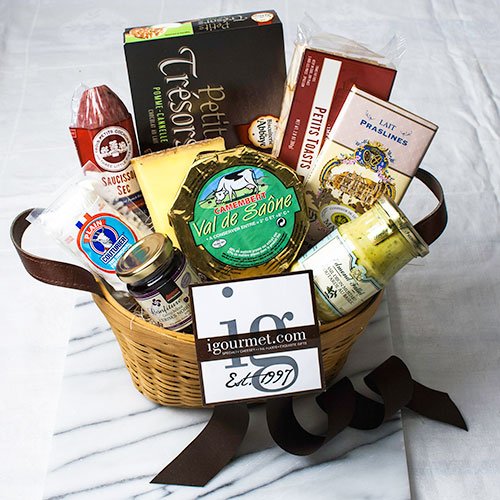 igourmetFrench Gourmet Classic Gift Box - Including France's Finest Cheeses, meats, sweets, and specialties