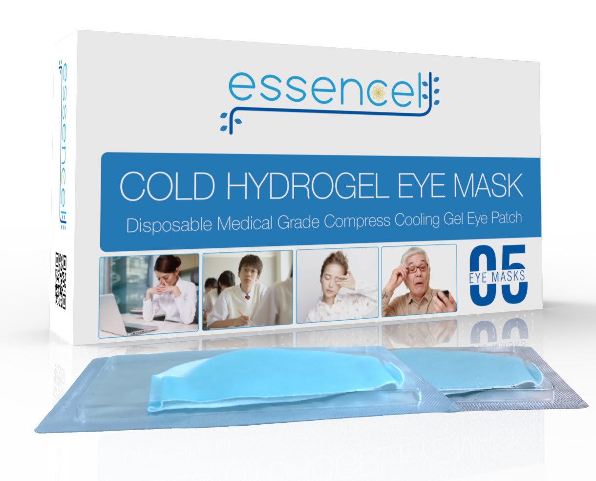 Cooling Eye Mask for Puffy Eyes - Cold Eyemasks for Sleeping, Eye Gel Therapy Pads for Dry Eye Treatment, Dark Circles, Headache, Migraine, Allergy, Stress Relief, Sleep Patches for Woman and Man