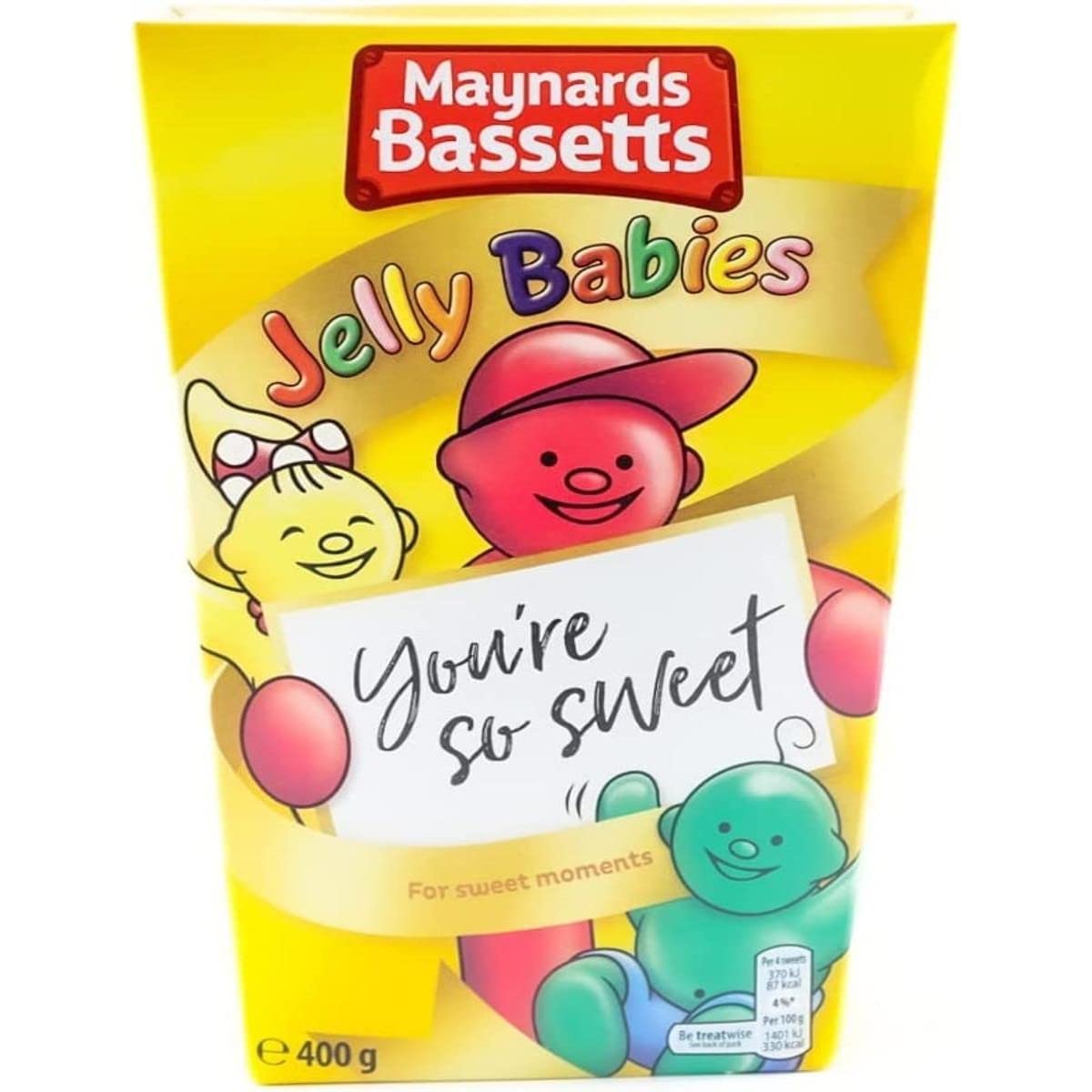 Maynards Bassetts Jelly Babies Sweetsgift Carton, 400 g