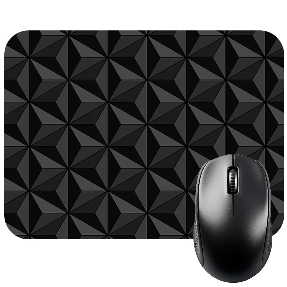 Finix Arrow Pattern Printed Mouse Pad with Smooth Mouse Control Surface and Non Slip Base for PC, Laptop, Compatible with MacBook (9 inch x 7 inch)