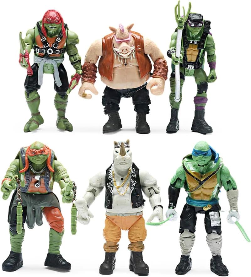 PINAKA Teenage Mutant Ninja Turtle 16CM Action Figure 6pcs Figurine PVC Figures