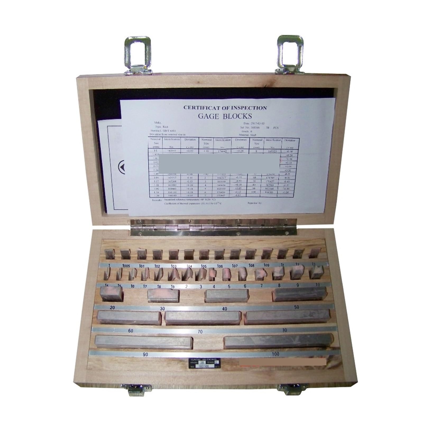 OKOKOZReciprocating Air Saw, 38Pcs, 0 Grade,Block Gauge Set, (1.005-100mm) for The Most Delicate Cuts