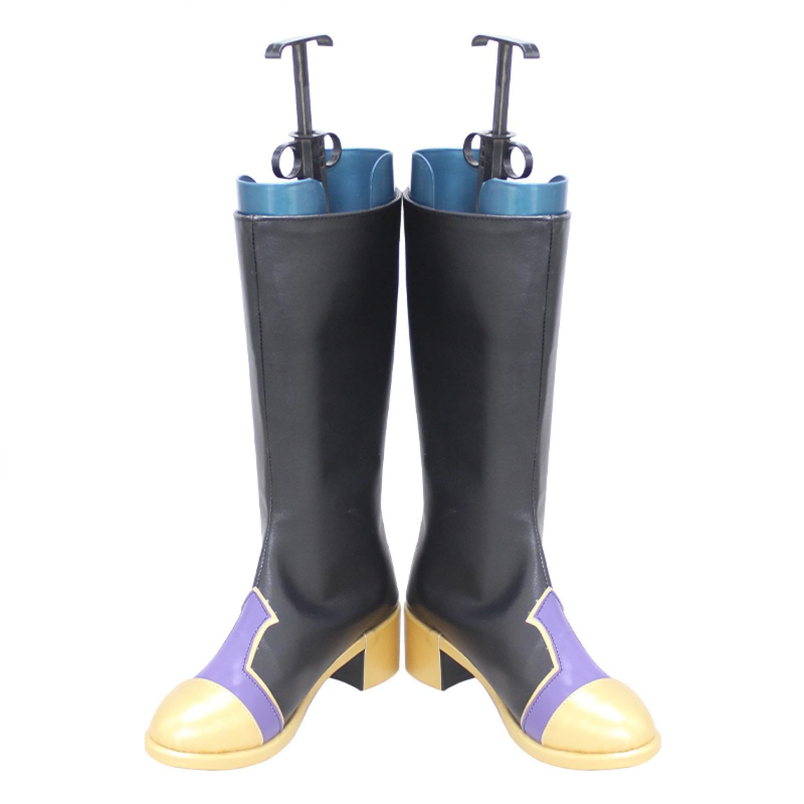 FEITIME Cosplay Custom Made Shoes For Riddle Twisted-Wonderland Amil Halloween Role Play Anime Pu Leather Boots